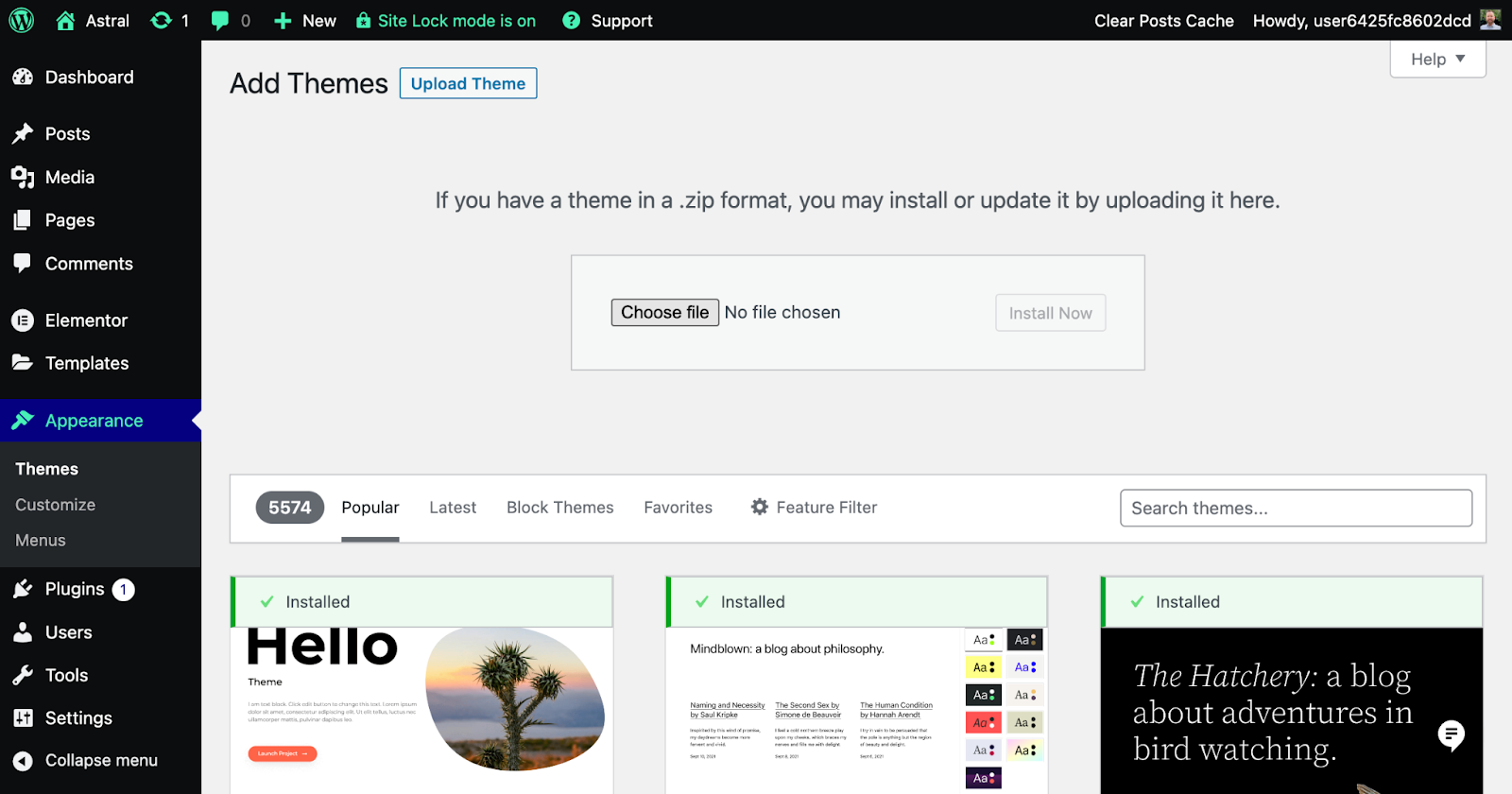Como instalar um tema WordPress