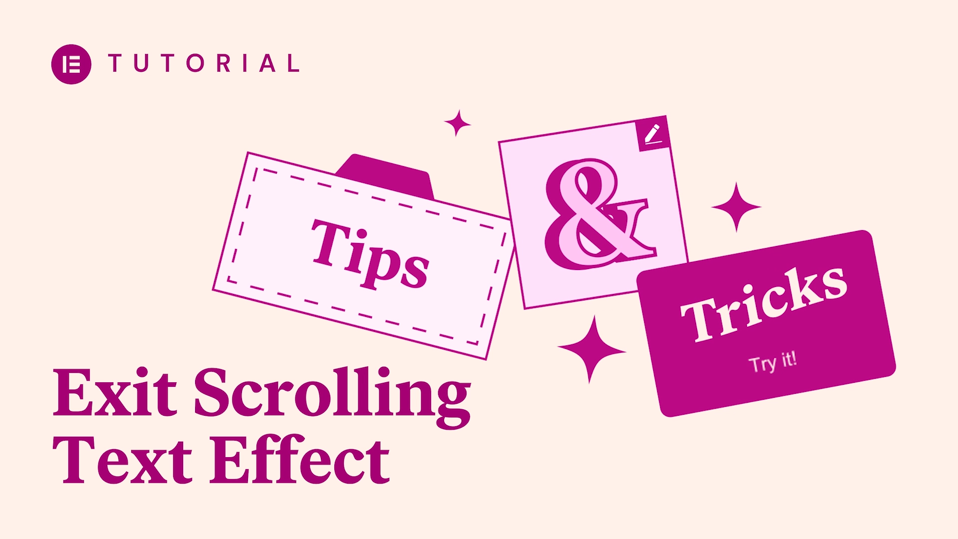 Exit Scrolling Text Effect