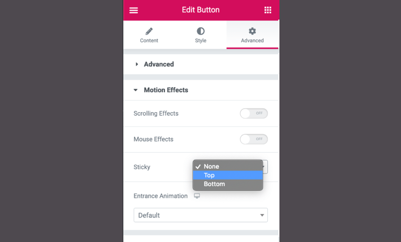 Sticky_button_design_elementor_wordpress.