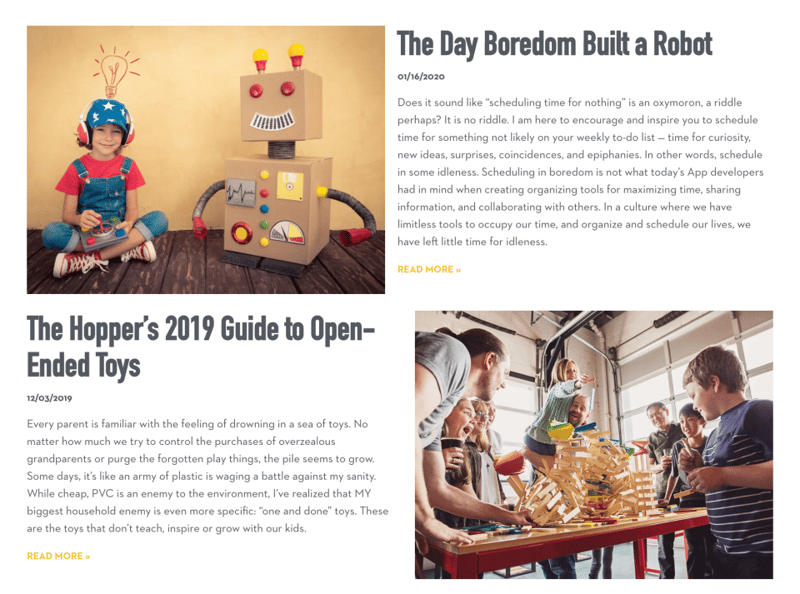 Hoppers_Boulder_Blog_text_buttons_WordPress_elementor