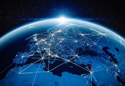 Globe with interconnections